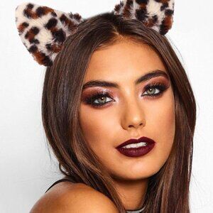 Leopard and Bunny Ears Headband, Cat Ears Hair Hoop, Halloween Party Cosplay Cos